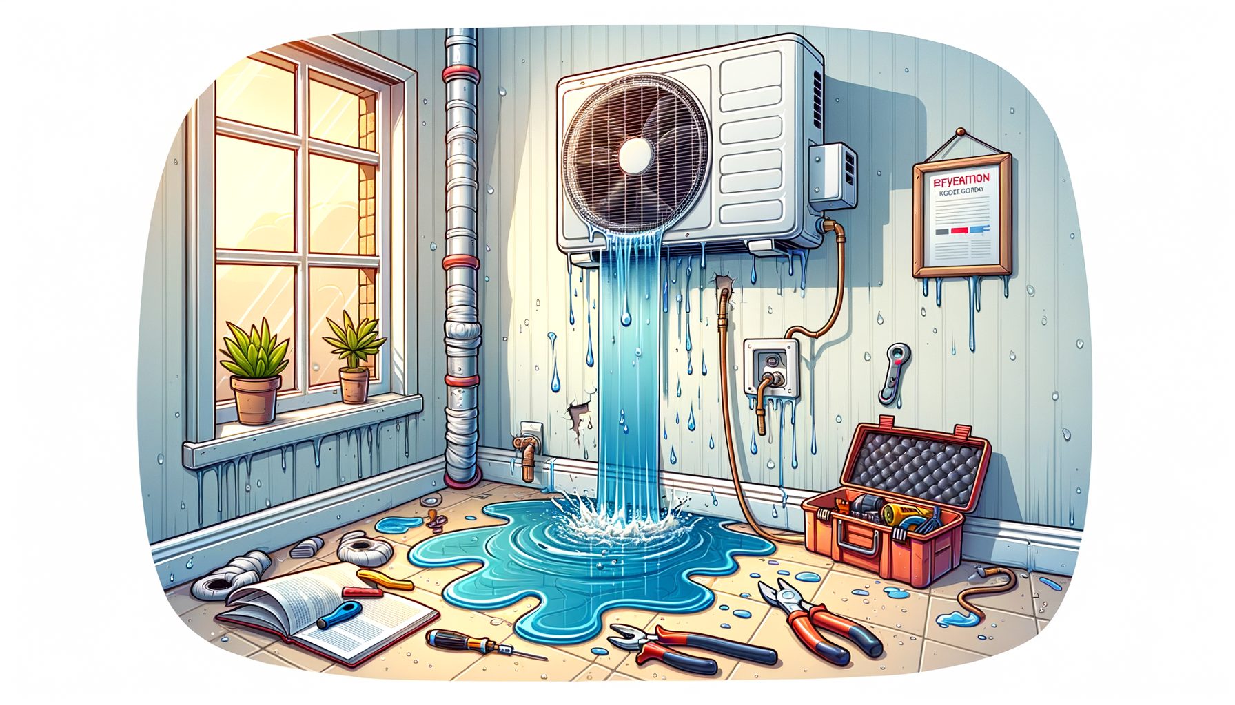 AC Leaking Water Indoors? Causes, Fixes, and Prevention