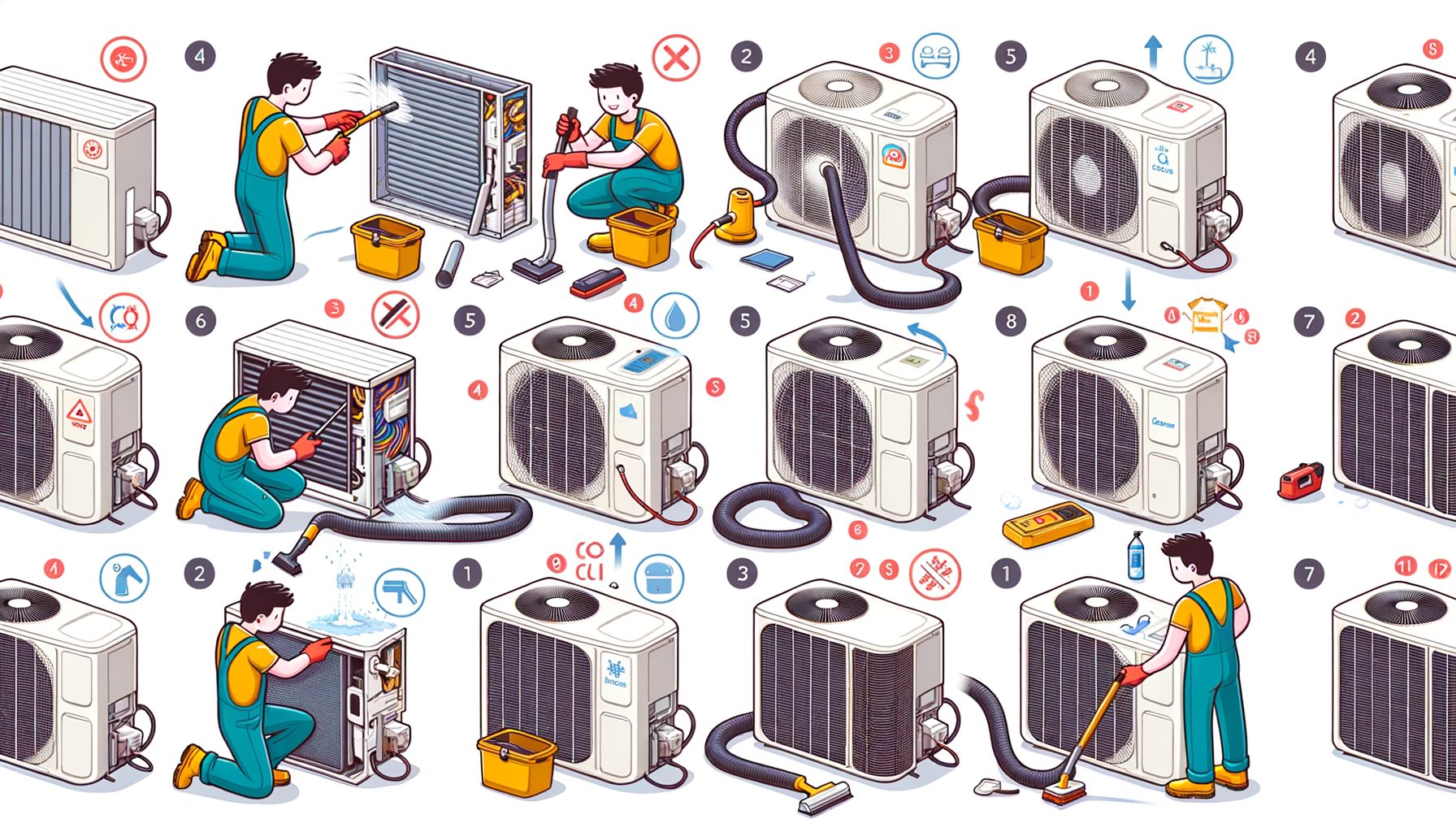 Step-by-Step Guide to Clean AC Indoor and Outdoor Units Safely
