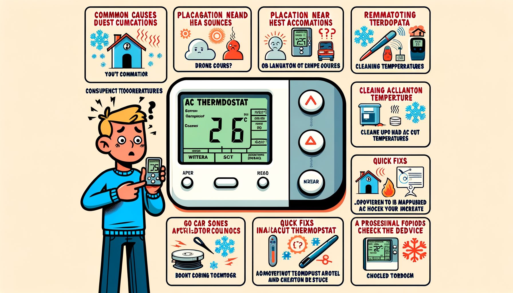 Why Your AC Thermostat Is Inaccurate: Causes and Quick Fixes